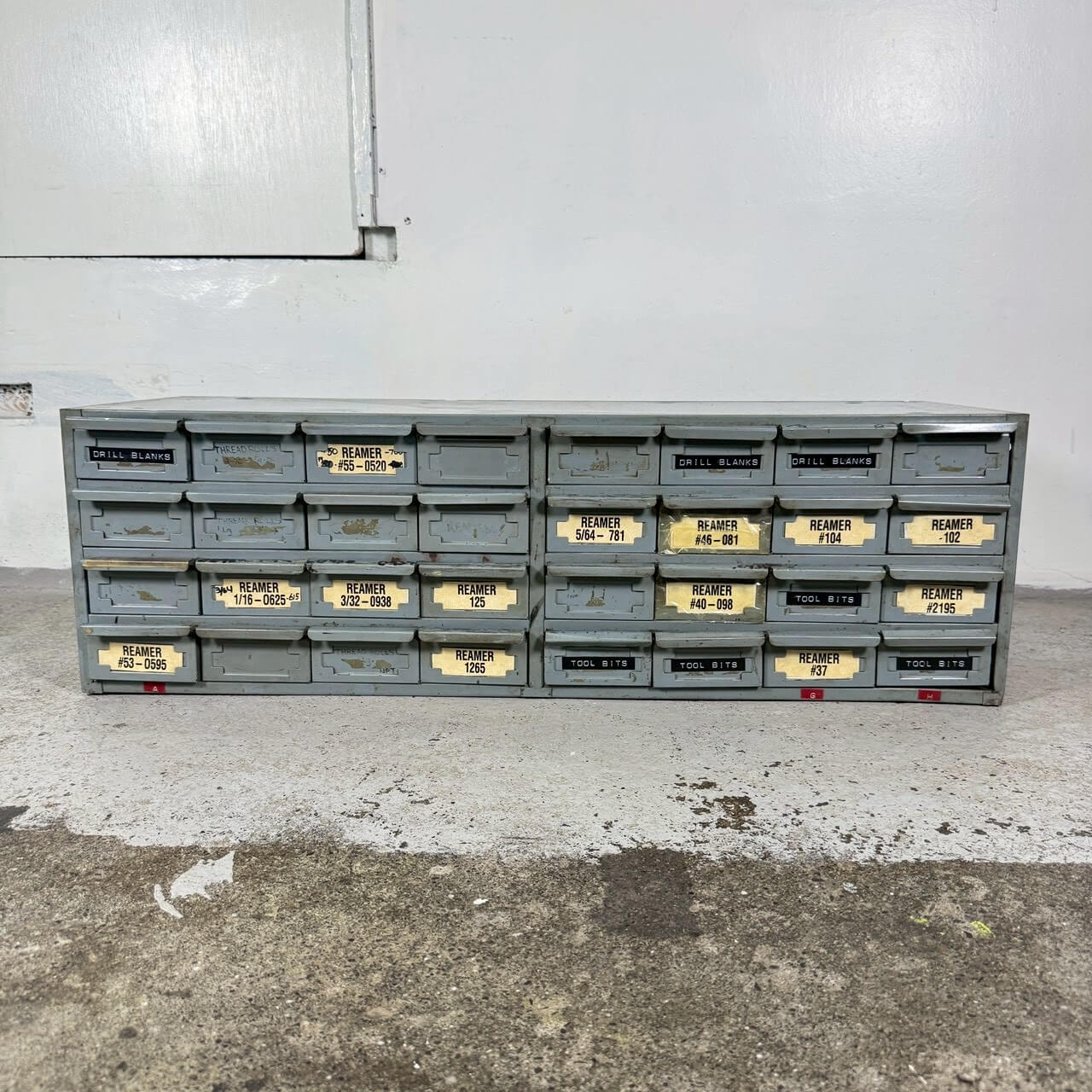 【1960-70年代】ビンテージ パーツキャビネット アメリカン雑貨 店舗什器 Hallowell 多段収納 引き出し #2301-5