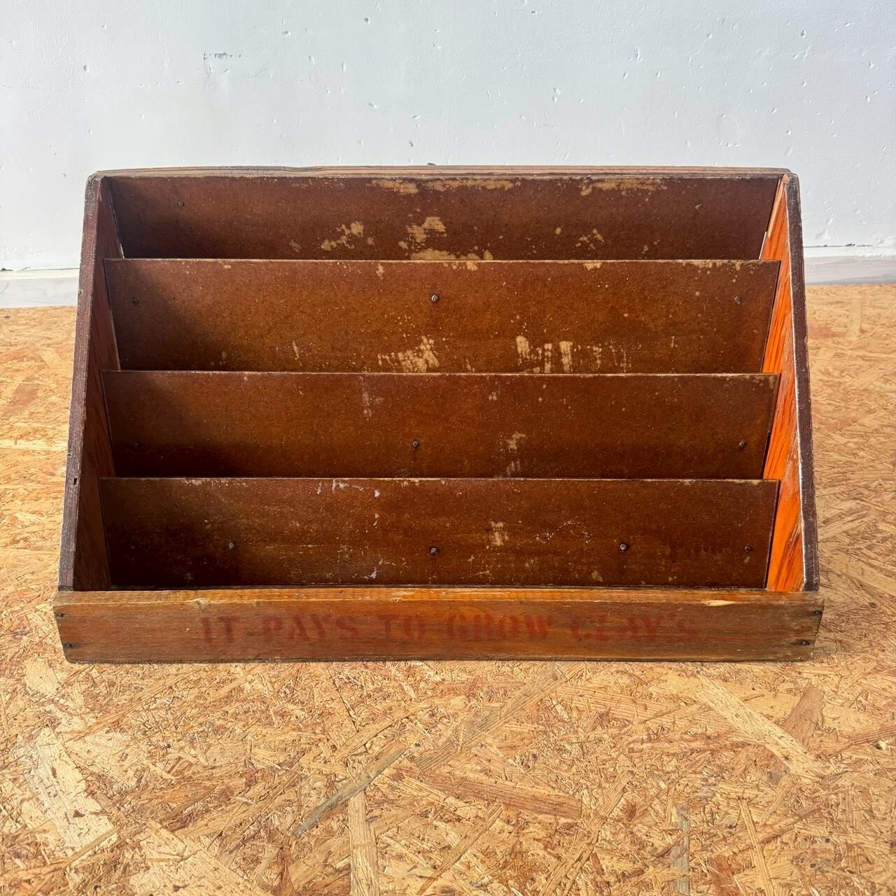 【1960-70年代】ビンテージ ウッドラック アメリカン雑貨 店舗什器 ディスプレイ #2386