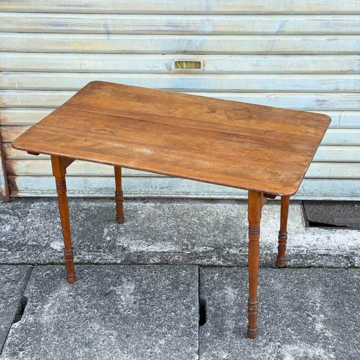【1920-30年代】ビンテージ フォールディングテーブル アメリカン雑貨 店舗什器 PARIS MFG 折りたたみ 木製 #2814