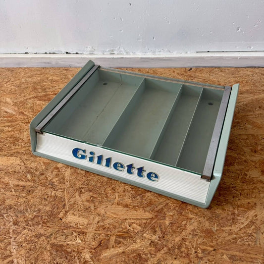【1950年代】ビンテージ Gillette ジレット ディスプレイトレー アメリカン雑貨 小物入れ #2383