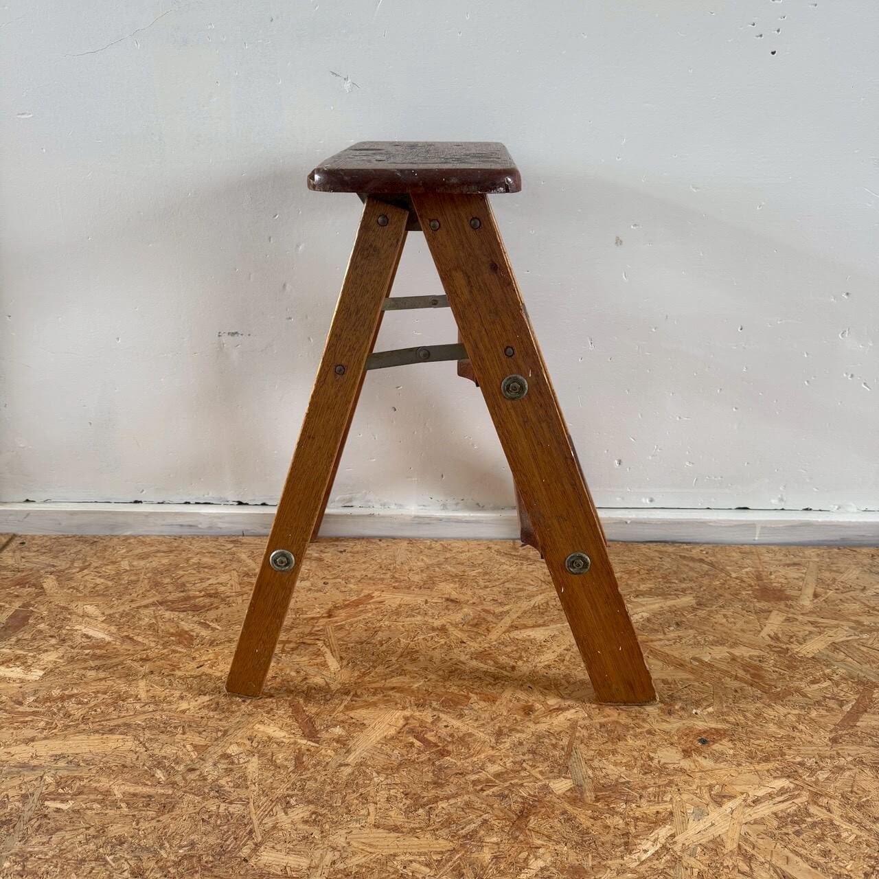 #2236【1985年代】ビンテージ ステップラダー / 脚立 ディスプレイ什器 アメリカ