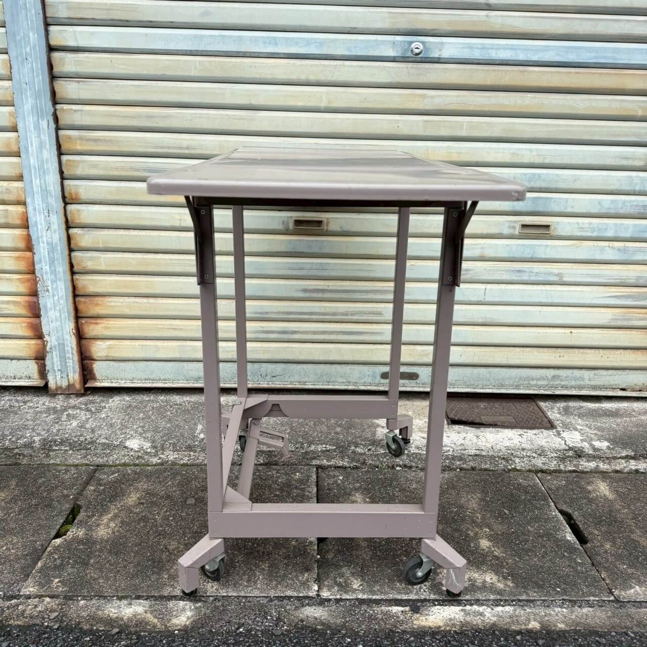 【1960-70年代】ビンテージ タイプライターデスク アメリカン雑貨 店舗什器 ガレージ ワークデスク #2462