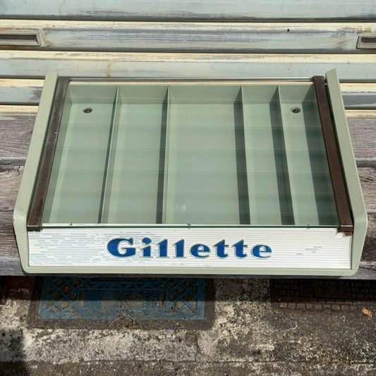 【1950年代】ビンテージ Gillette ジレット ディスプレイトレー アメリカン雑貨 小物入れ #2384