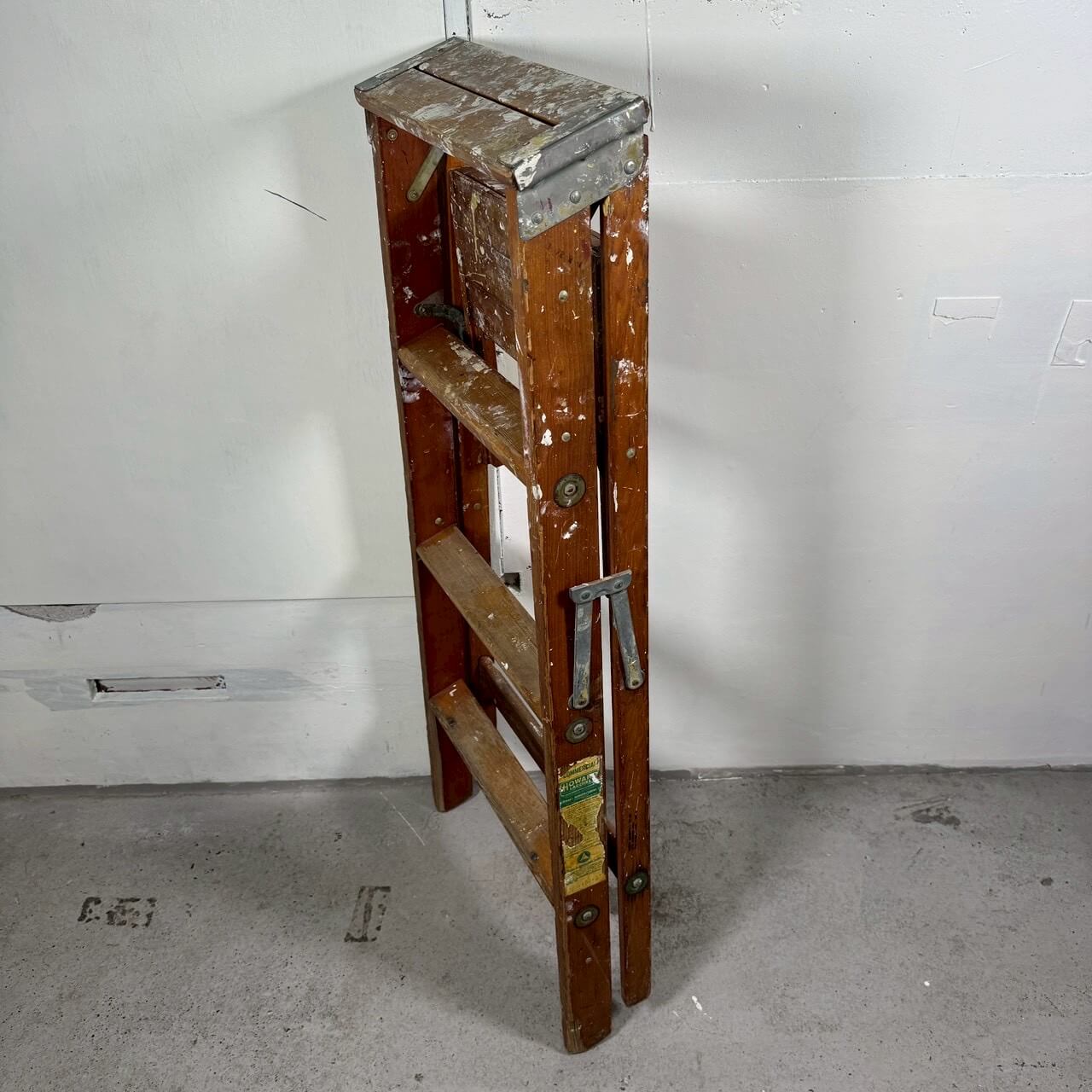 #2577【1970年代】ビンテージ ステップラダー / 脚立 ディスプレイ什器 アメリカ