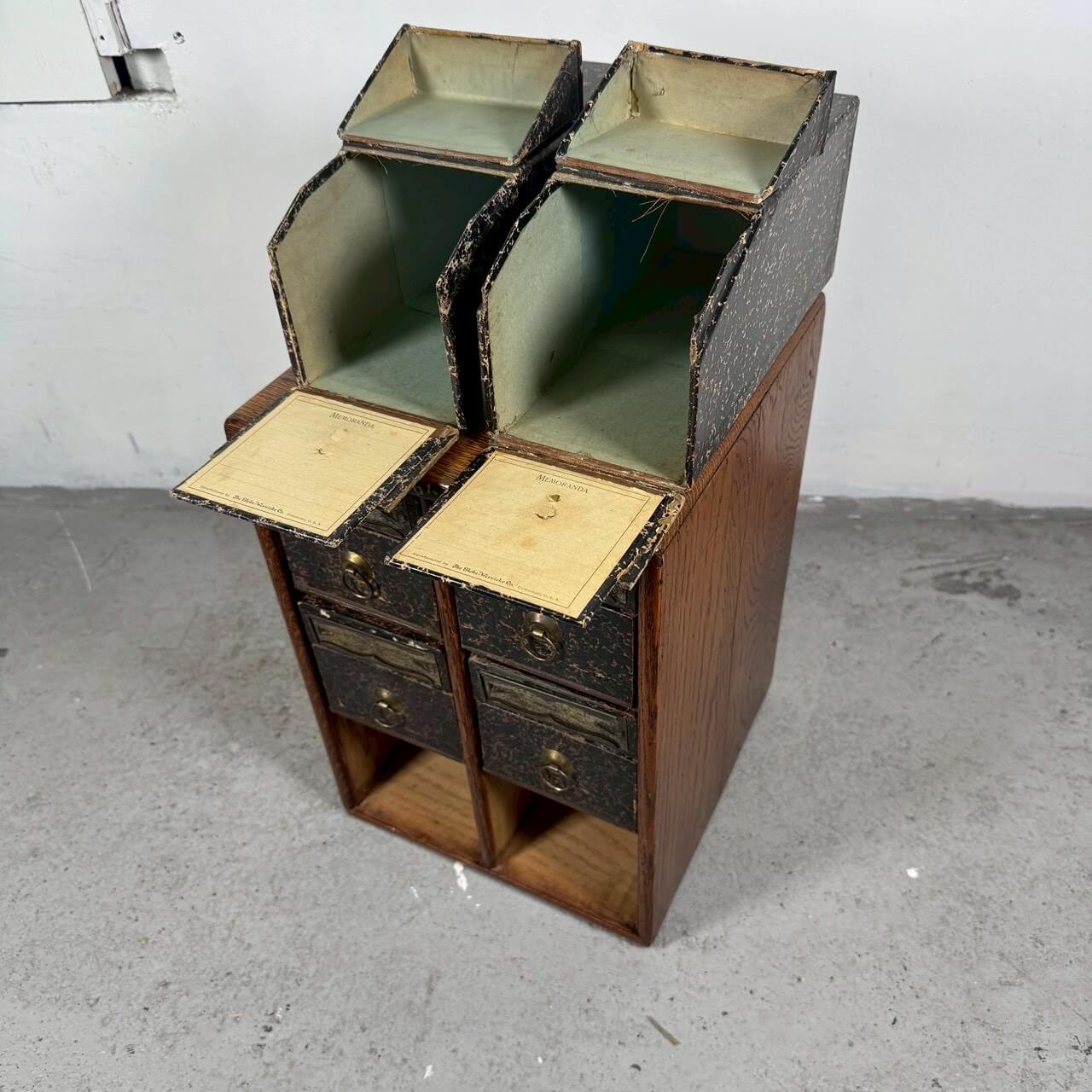 #2354【1910-20年代】アンティーク Globe Wernicke パーツキャビネット / 収納ケース アメリカ