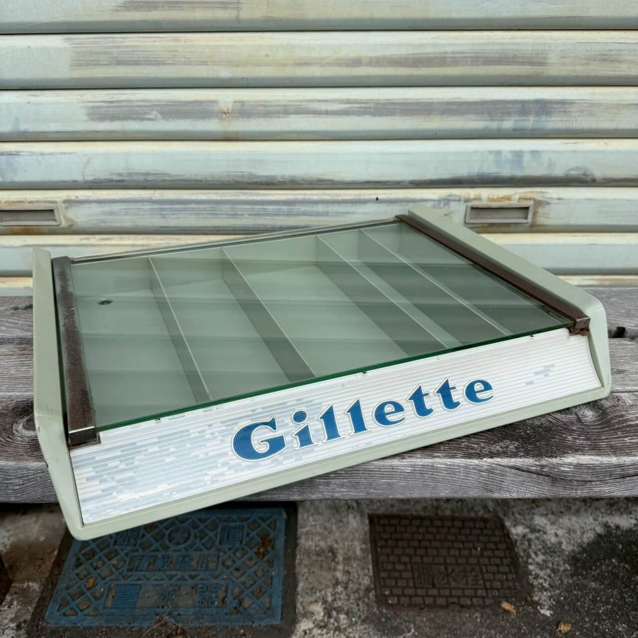 【1950年代】ビンテージ Gillette ジレット ディスプレイトレー アメリカン雑貨 小物入れ #2384