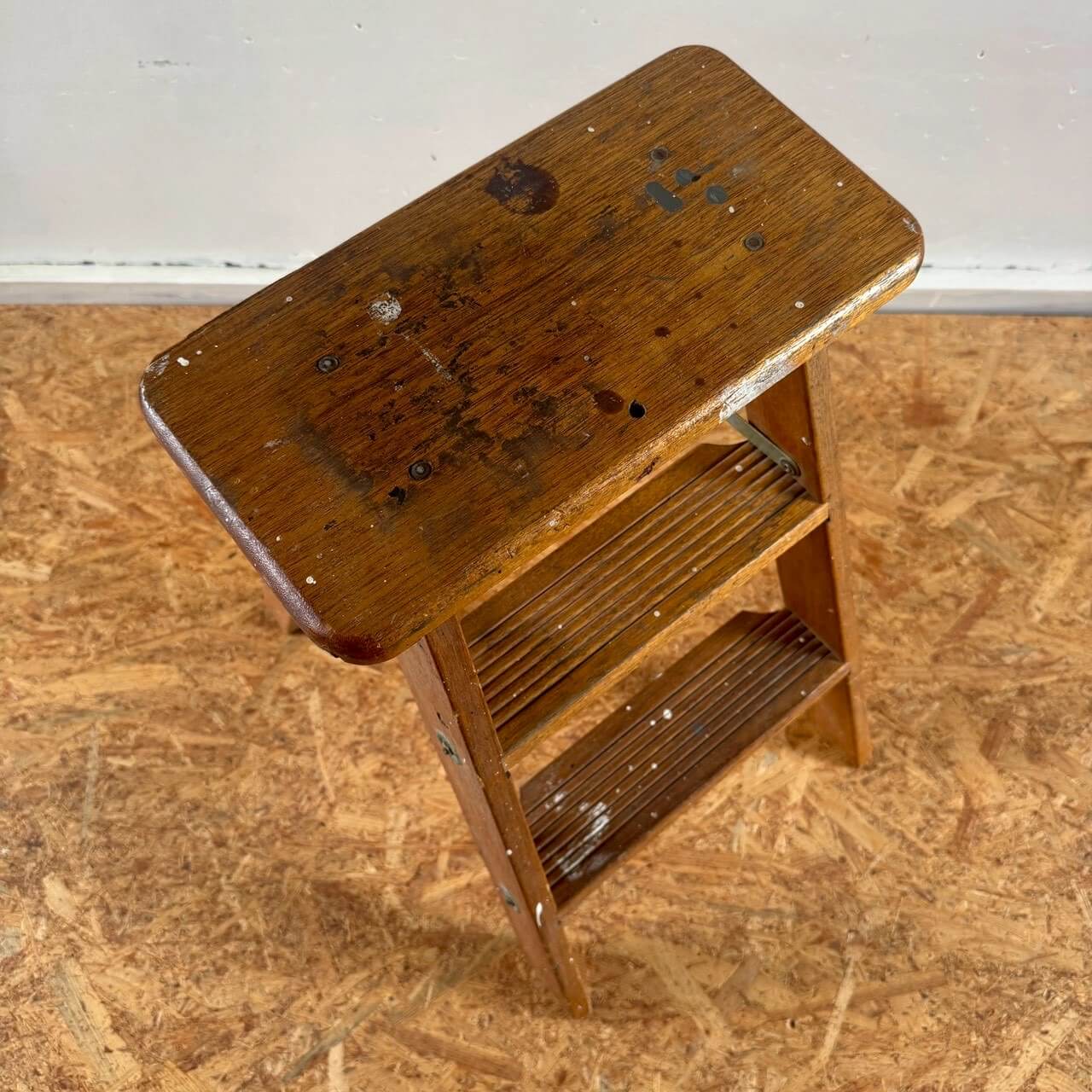 #2236【1985年代】ビンテージ ステップラダー / 脚立 ディスプレイ什器 アメリカ