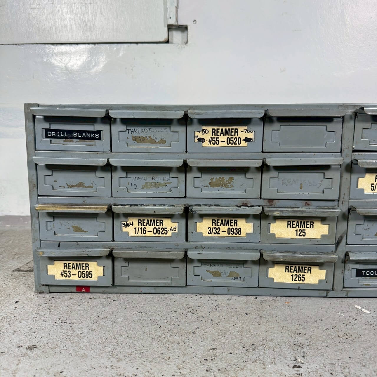 【1960-70年代】ビンテージ パーツキャビネット アメリカン雑貨 店舗什器 Hallowell 多段収納 引き出し #2301-5