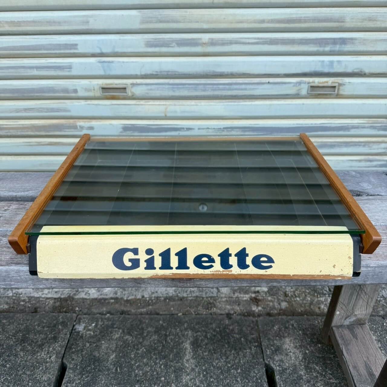 【1950年代】ビンテージ Gillette ジレット ディスプレイトレー アメリカン雑貨 小物入れ #2385