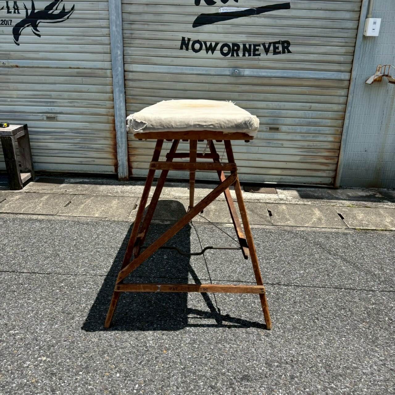 【1950-60年代】ビンテージ アイロンボード ディスプレイテーブル アメリカン雑貨 店舗什器 #2417