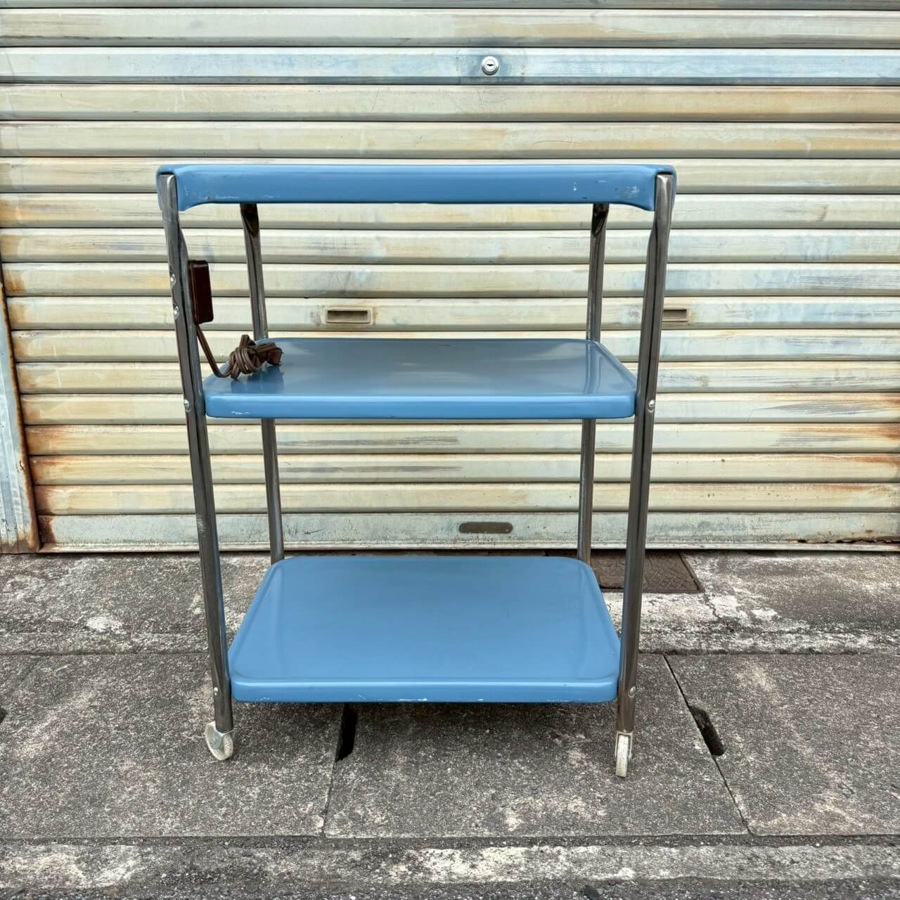 【1960-70年代】ビンテージ キッチンワゴン アメリカン雑貨 3段カート 什器 #2421