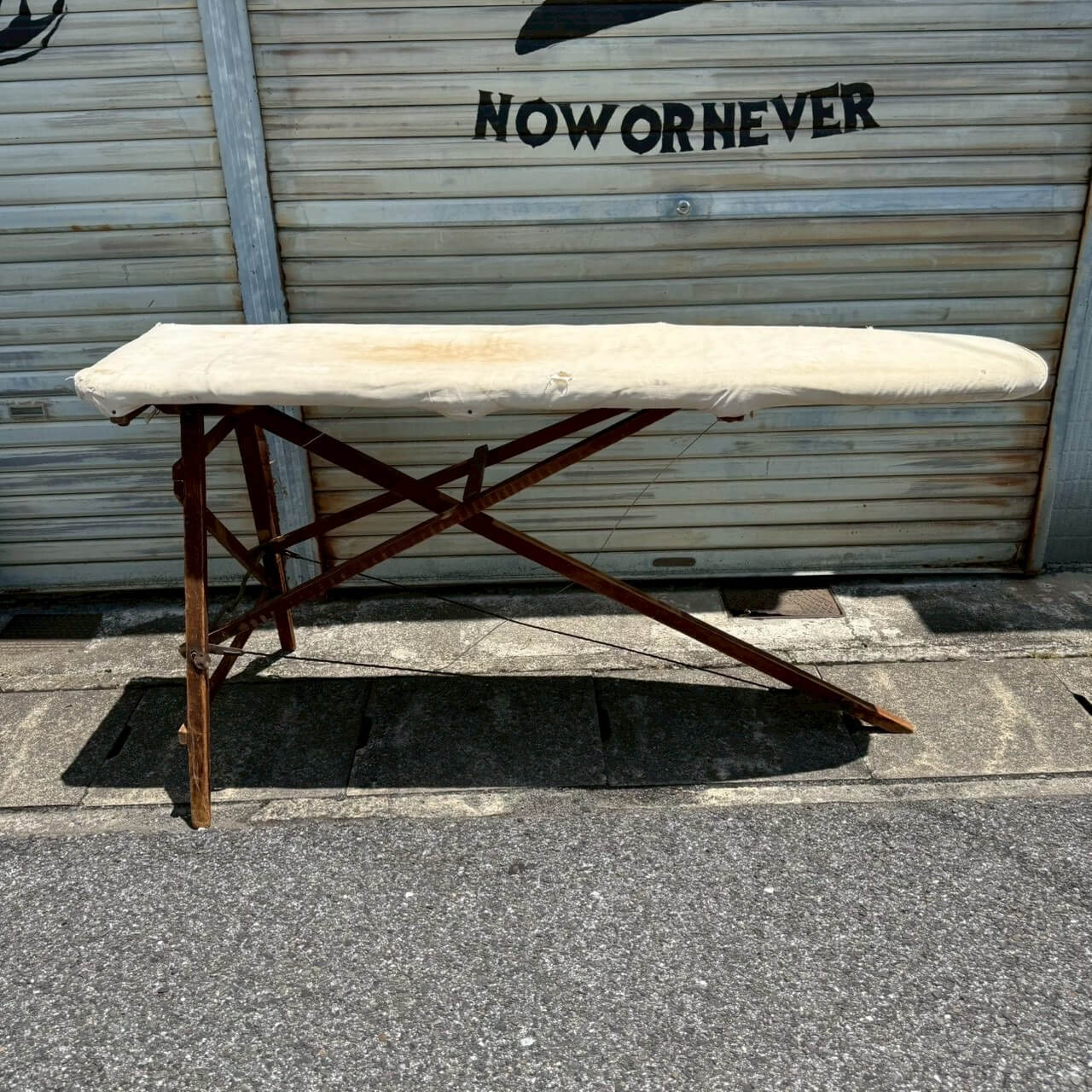 【1950-60年代】ビンテージ アイロンボード ディスプレイテーブル アメリカン雑貨 店舗什器 #2417