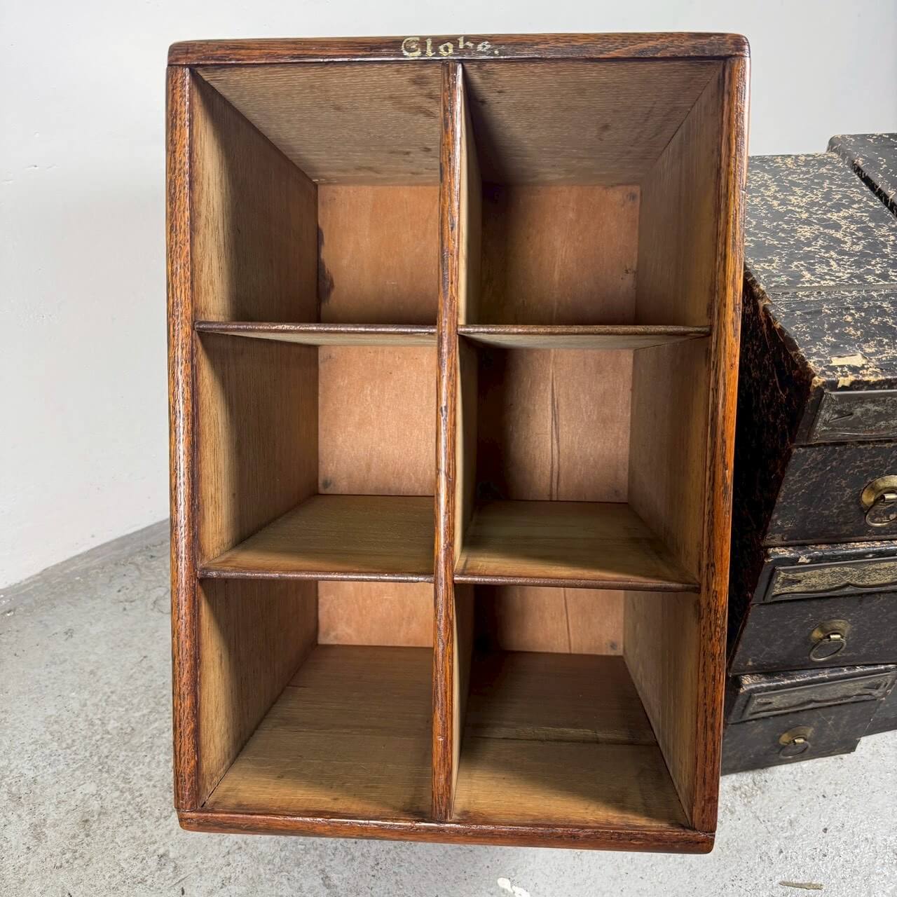#2354【1910-20年代】アンティーク Globe Wernicke パーツキャビネット / 収納ケース アメリカ