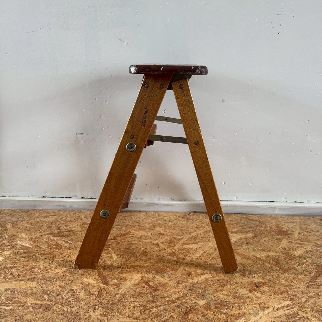 #2236【1985年代】ビンテージ ステップラダー / 脚立 ディスプレイ什器 アメリカ