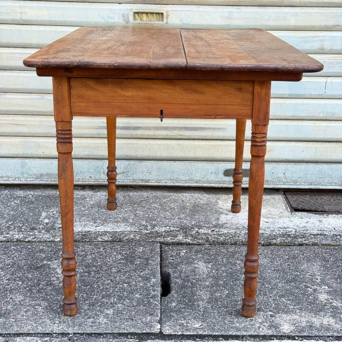 【1920-30年代】ビンテージ フォールディングテーブル アメリカン雑貨 店舗什器 PARIS MFG 折りたたみ 木製 #2814