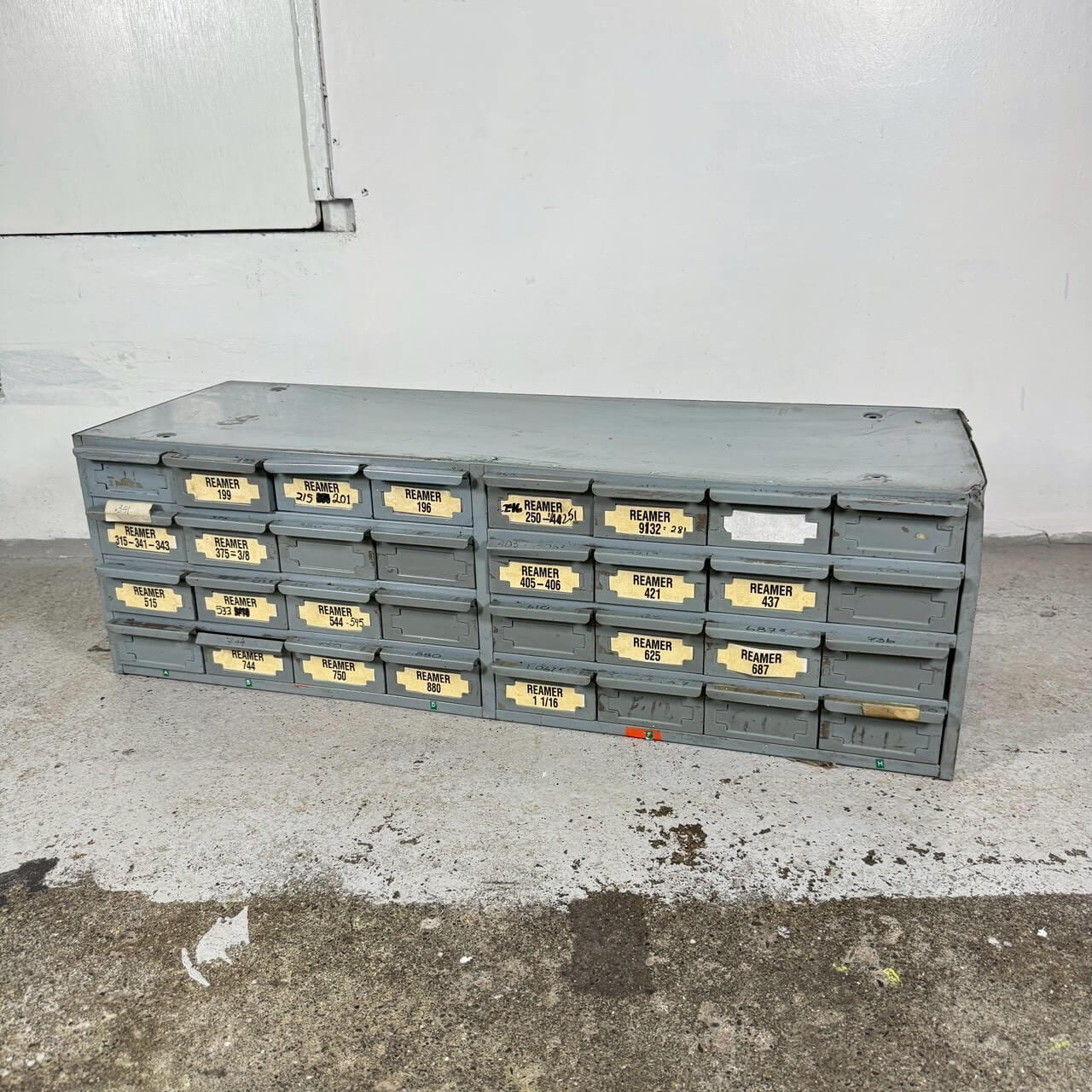 【1960-70年代】ビンテージ パーツキャビネット アメリカン雑貨 店舗什器 Hallowell 多段収納 引き出し #2301-3