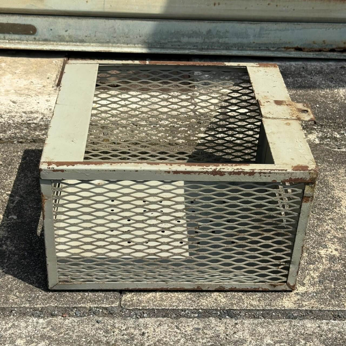 【1940-50年代】ビンテージ ガレージ アメリカン雑貨 店舗什器 メタル ロッカーバスケット 21ドロワー #2741