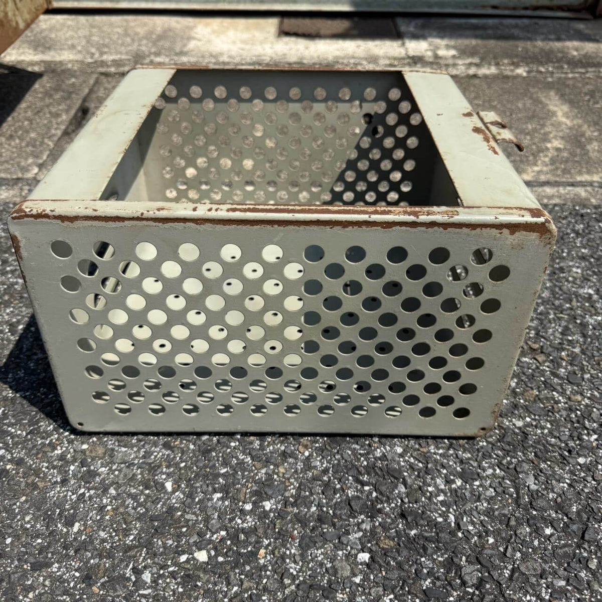 【1940-50年代】ビンテージ ガレージ アメリカン雑貨 店舗什器 メタル ロッカーバスケット 21ドロワー #2741