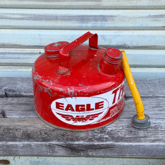 【1970年代】ビンテージ ガレージ アメリカン雑貨 店舗什器 EAGLE ガソリン缶 THE GASSER #2618