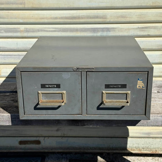 【1950-60年代】ビンテージ ガレージ アメリカン雑貨 店舗什器 STEELMASTER ファイルキャビネット #2684