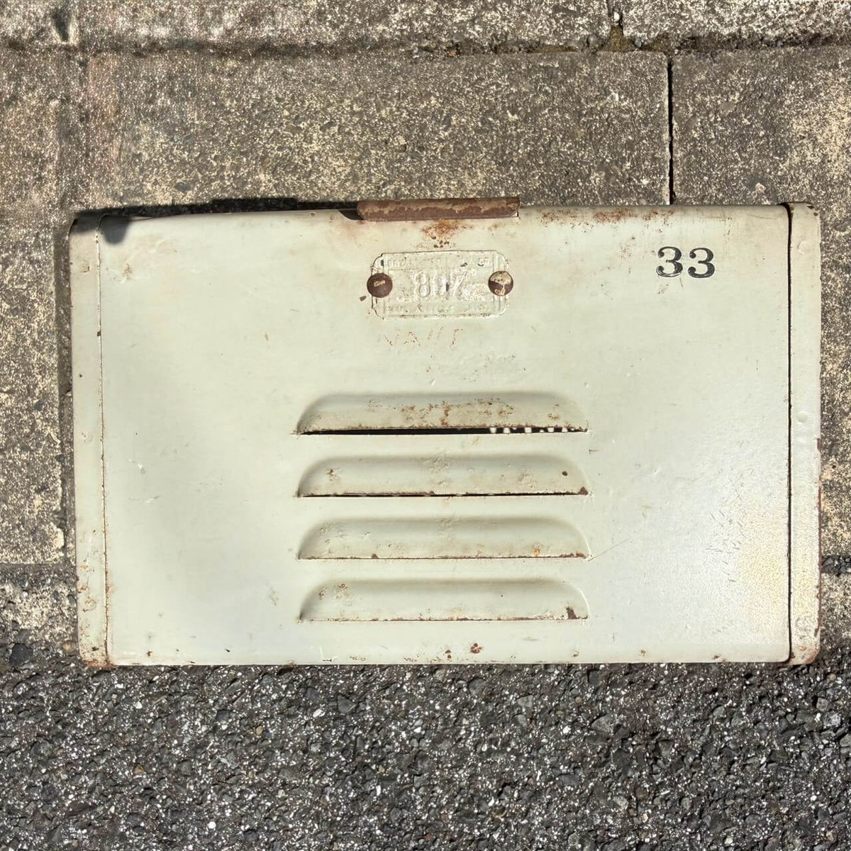 【1940-50年代】ビンテージ ガレージ アメリカン雑貨 店舗什器 メタル ロッカーバスケット 21ドロワー #2741