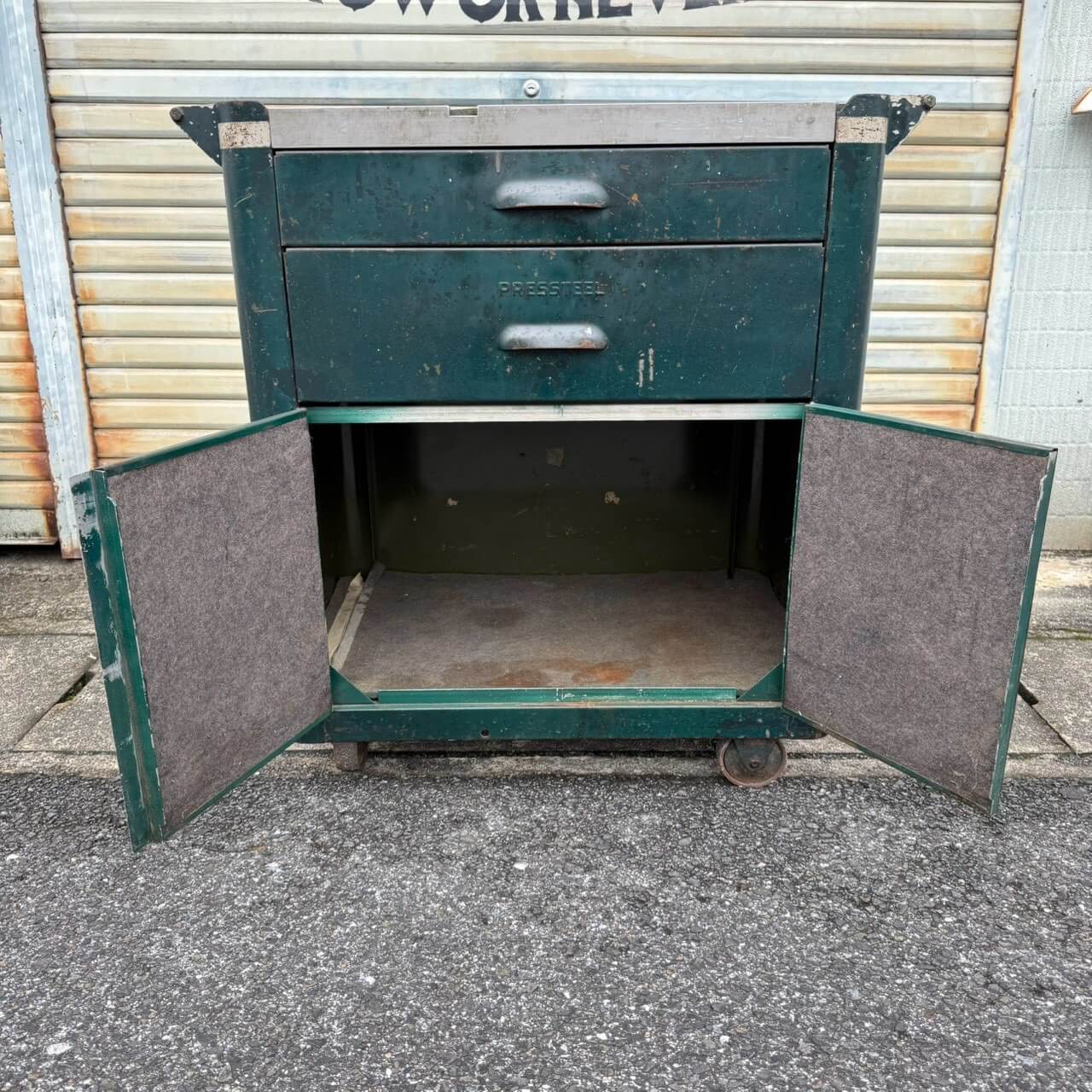 1940-50年代】ビンテージ ガレージ アメリカン雑貨 店舗什器 PRESSTEEL