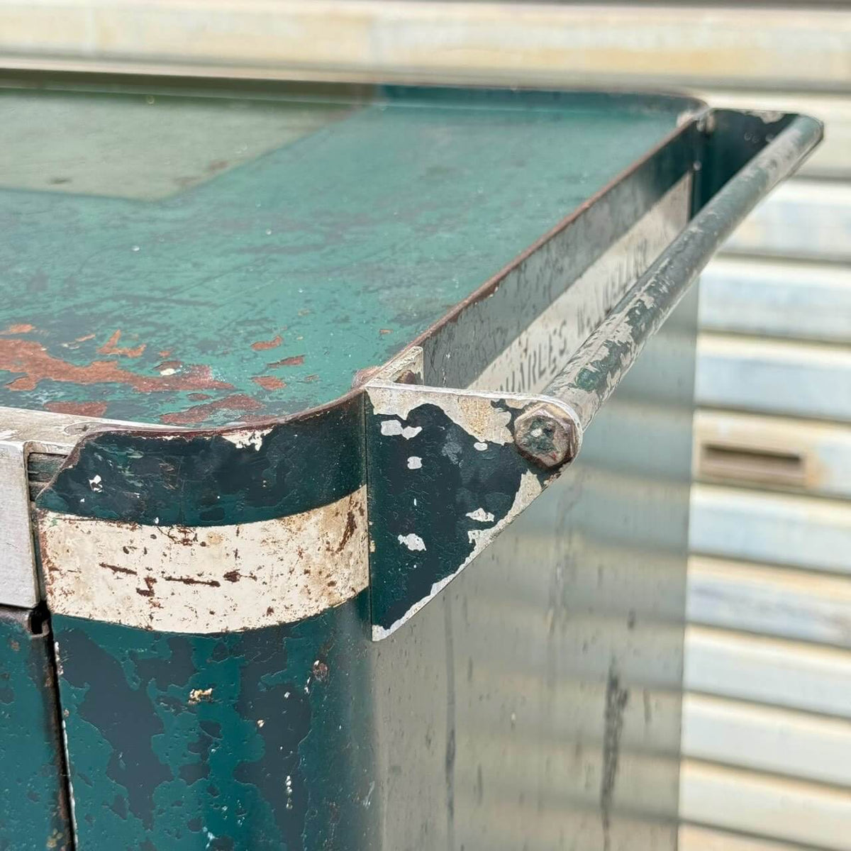 【1940-50年代】ビンテージ ガレージ アメリカン雑貨 店舗什器 PRESSTEEL ツールキャビネット スチール #2745