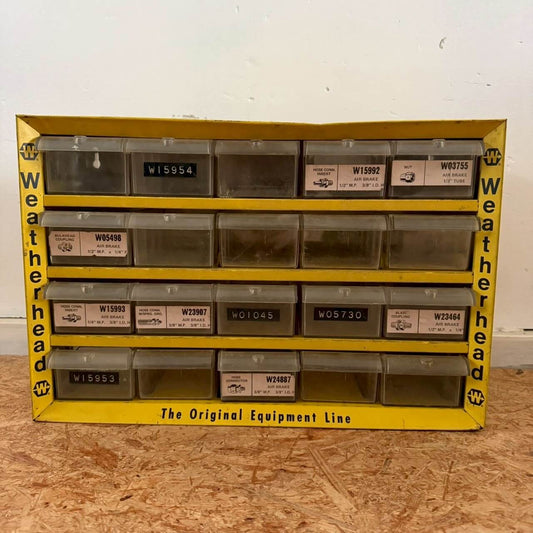 【1960-70年代】ビンテージ パーツキャビネット アメリカン雑貨 店舗什器 ガレージ 小物入れ #2166