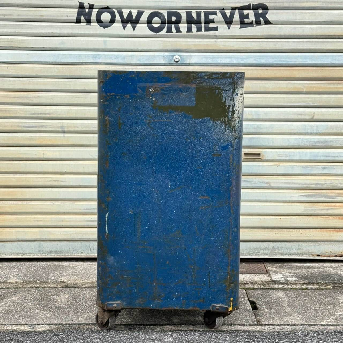 【1940-50年代】ビンテージ ガレージ アメリカン雑貨 店舗什器 ツールキャビネット スチール #2743