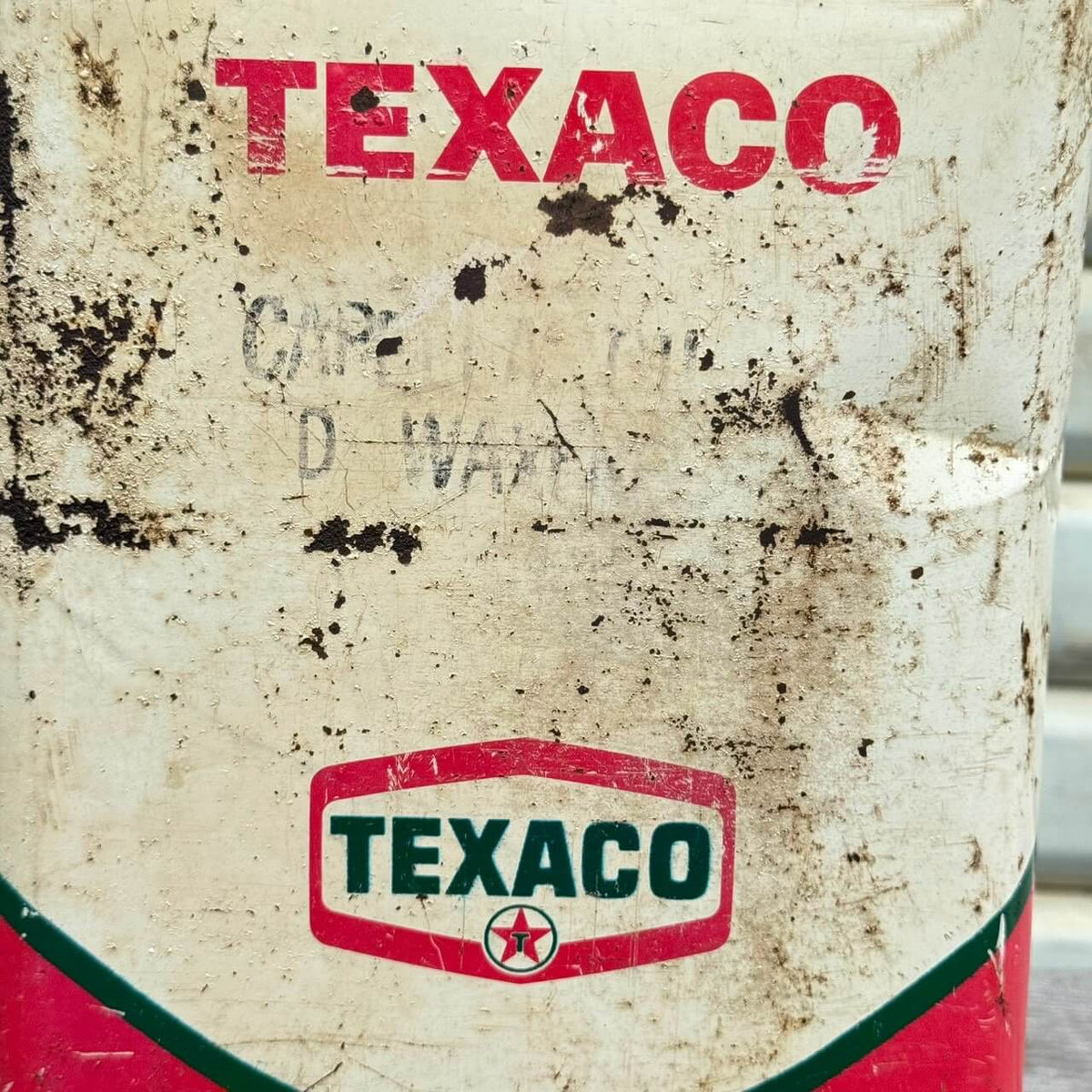 【1960-70年代】ビンテージ オイル缶 アメリカン雑貨 店舗什器 TEXACO テキサコ 1ガロン #2665