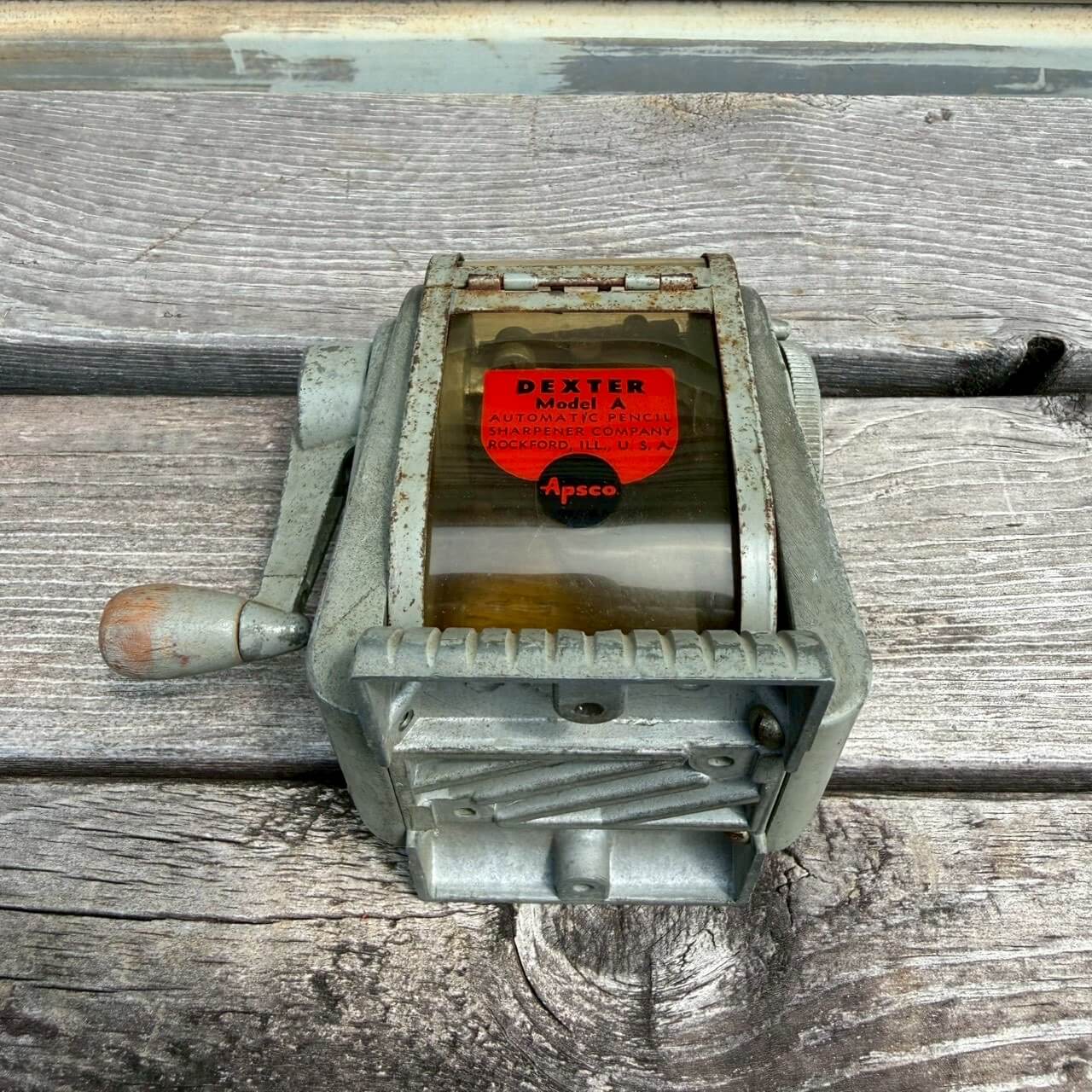 【1950-60s】ビンテージ 鉛筆削り アメリカン雑貨 店舗什器 DEXTER Apsco シャープナー #1991