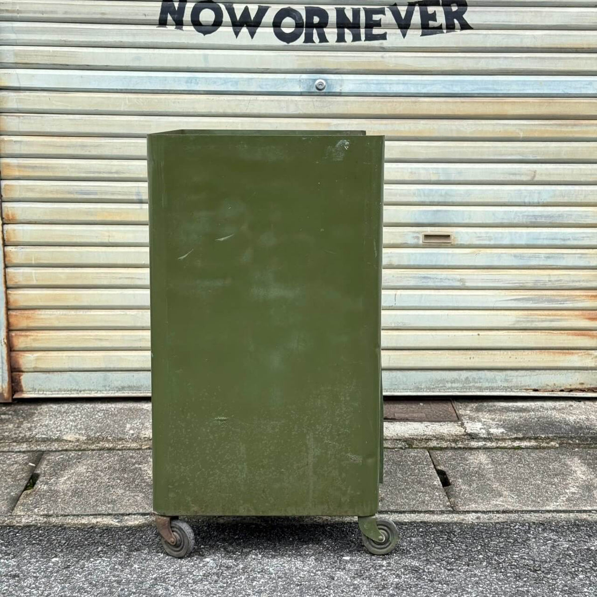【1940-50年代】ビンテージ ガレージ アメリカン雑貨 店舗什器 PRESSTEEL ツールキャビネット スチール #2744