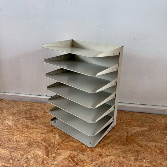 #2308【1970-80年代】ビンテージ Hunt ファイルトレイ レターラック デスクオーガナイザー アメリカ