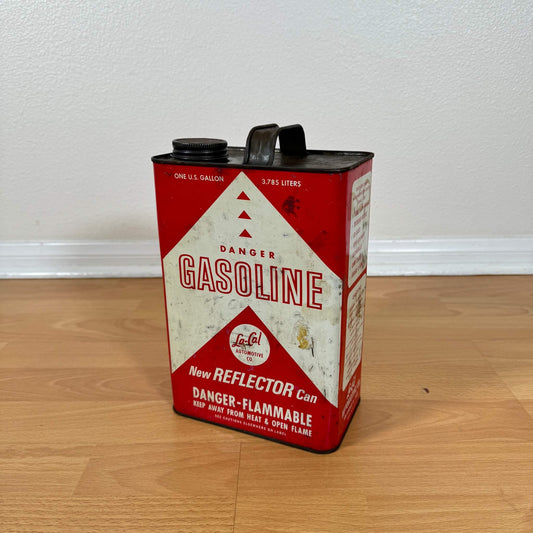 #1445【1960年代】ビンテージ La-Cal Automotive オイル缶 ガソリン用 1ガロン アメリカ