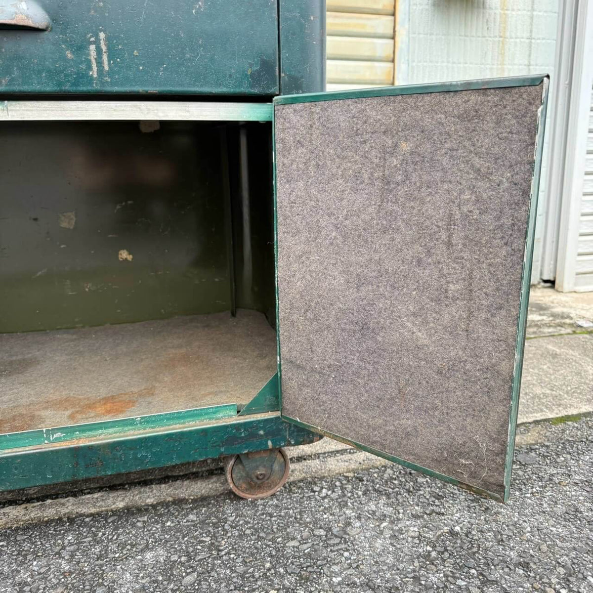 【1940-50年代】ビンテージ ガレージ アメリカン雑貨 店舗什器 PRESSTEEL ツールキャビネット スチール #2745