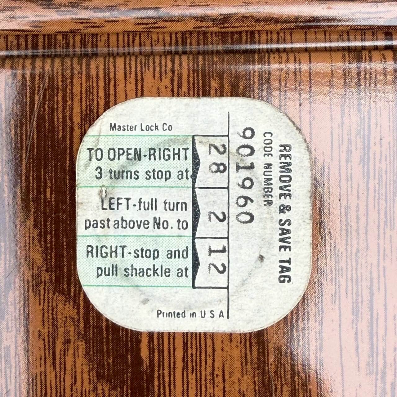 【1960年代】ビンテージ ストレージボックス アメリカン雑貨 店舗什器 収納 ケース 鍵付き #2519