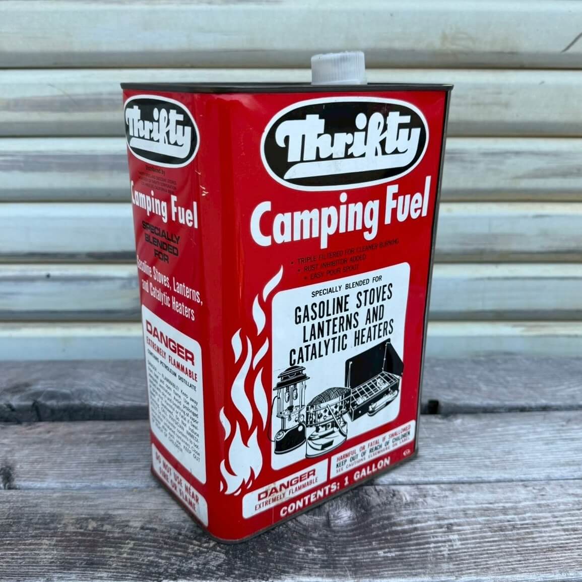 【1960-70年代】ビンテージ ガソリン缶 アメリカン雑貨 店舗什器 キャンプ オイル缶 #2471