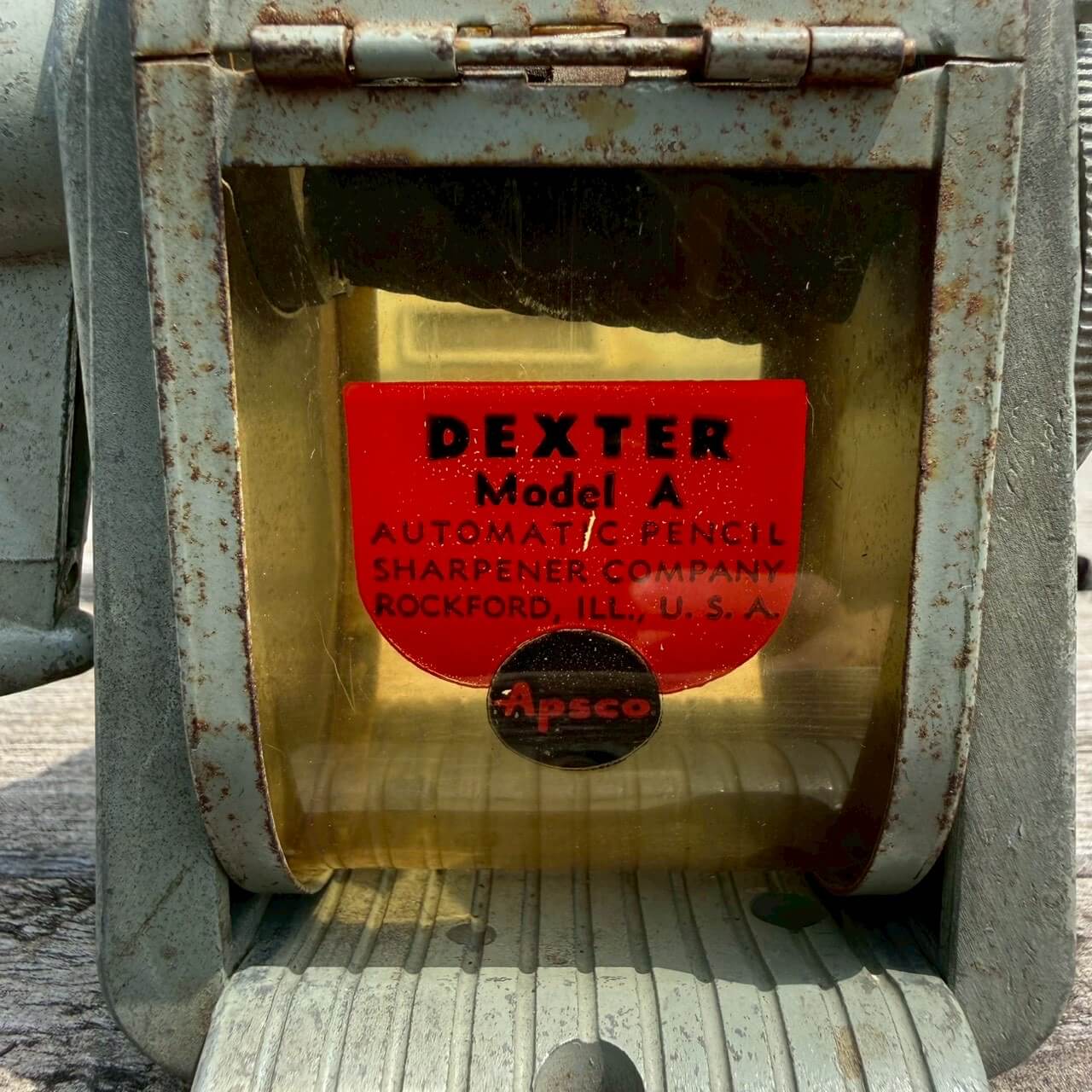 【1950-60s】ビンテージ 鉛筆削り アメリカン雑貨 店舗什器 DEXTER Apsco シャープナー #1991