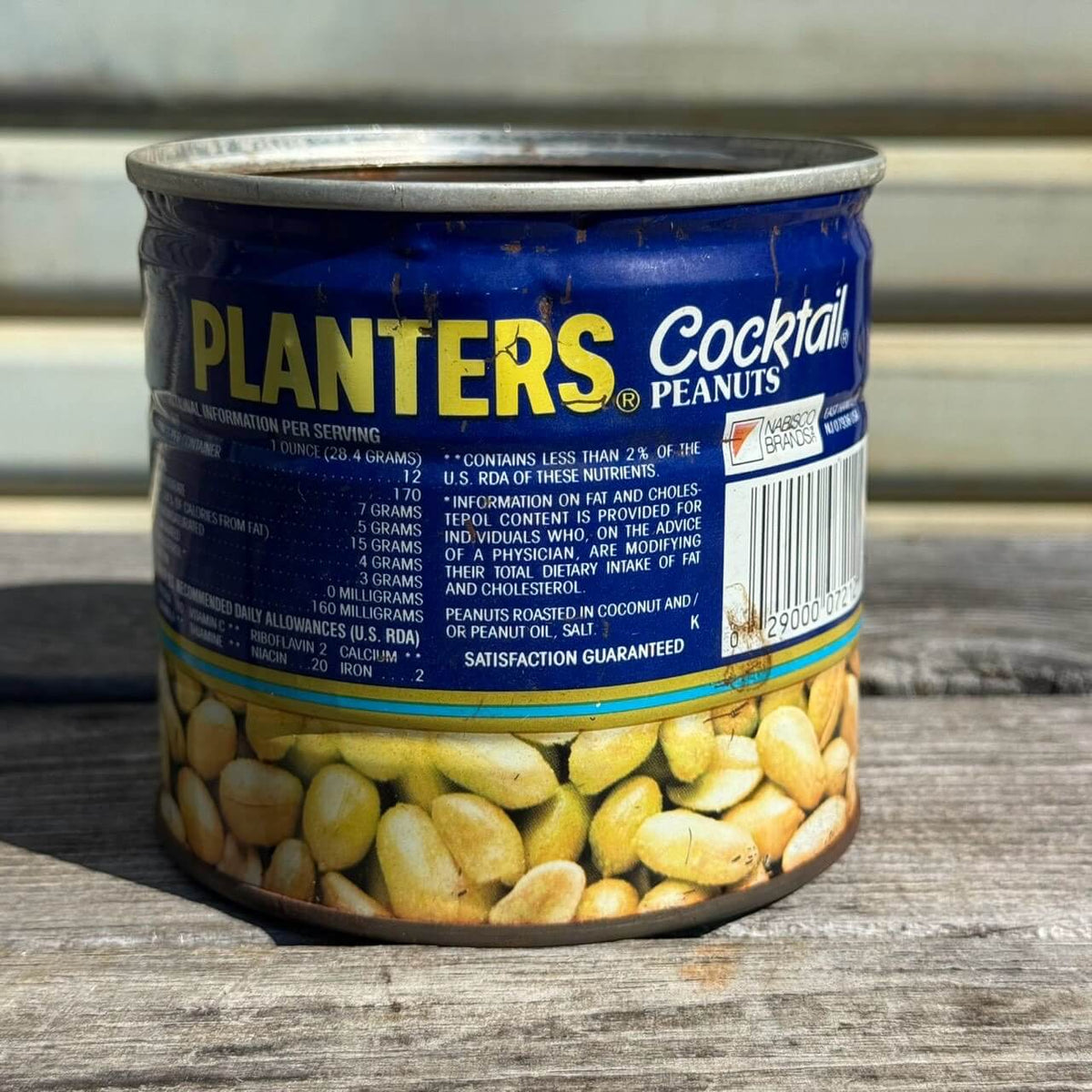 【ビンテージ】缶 アメリカン雑貨 店舗什器 PLANTERS プランターズ ミスターピーナッツ #2668-3