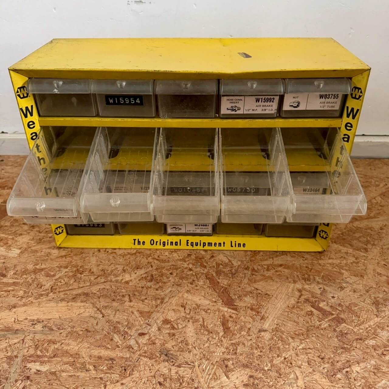 【1960-70年代】ビンテージ パーツキャビネット アメリカン雑貨 店舗什器 ガレージ 小物入れ #2166