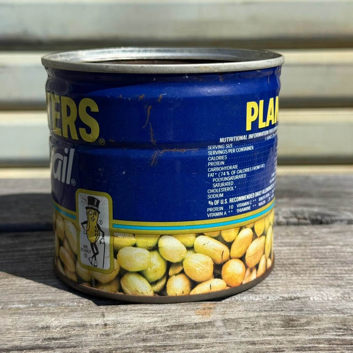 【ビンテージ】缶 アメリカン雑貨 店舗什器 PLANTERS プランターズ ミスターピーナッツ #2668-3