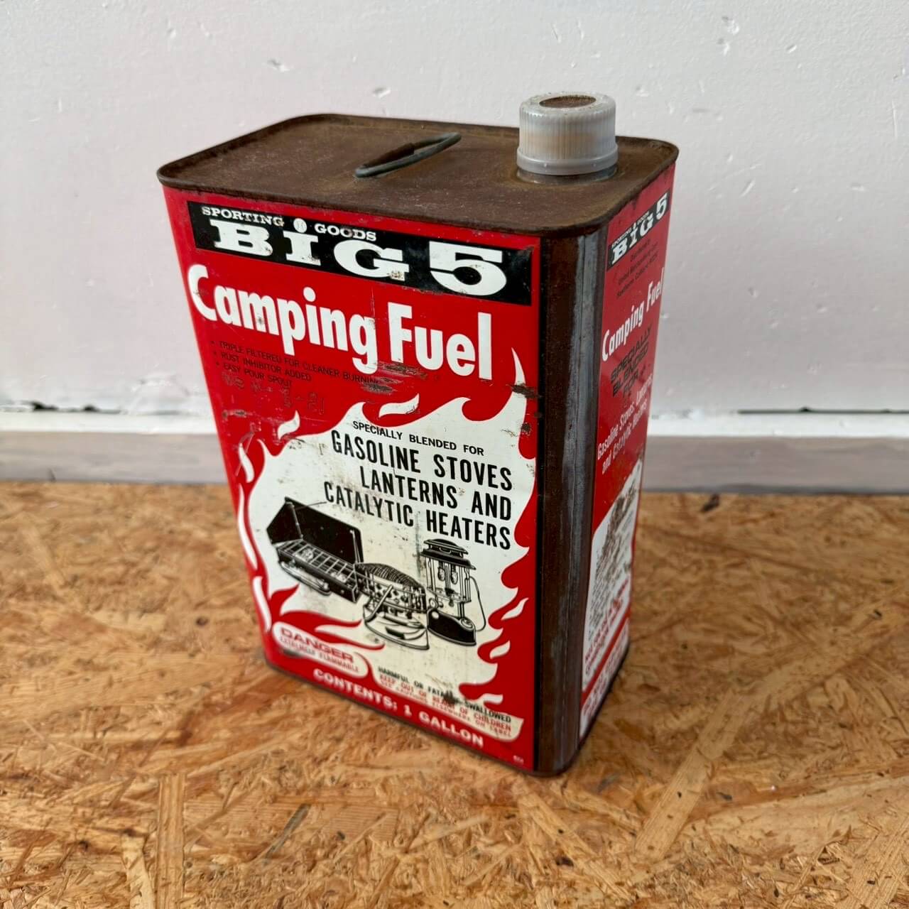 #2219【1980年代】ビンテージ ガソリン缶 1ガロン オイル缶 アメリカ