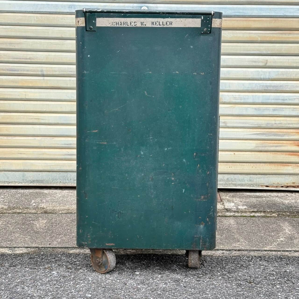 【1940-50年代】ビンテージ ガレージ アメリカン雑貨 店舗什器 PRESSTEEL ツールキャビネット スチール #2745