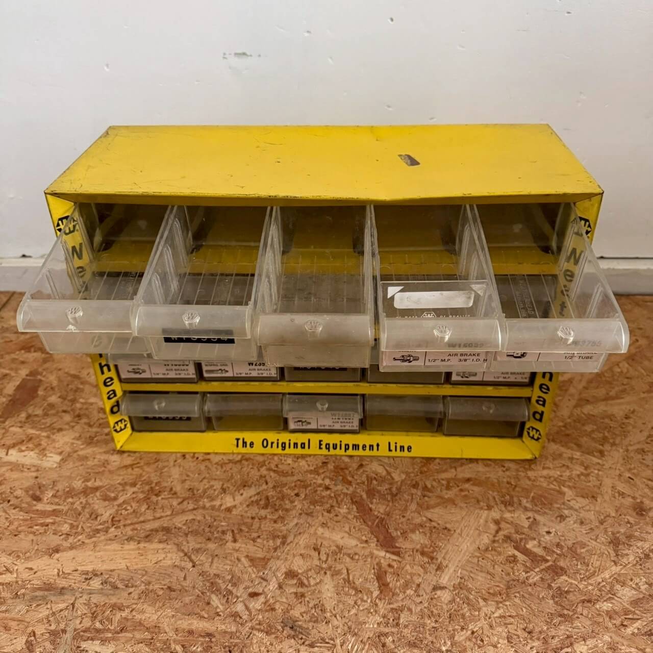 【1960-70年代】ビンテージ パーツキャビネット アメリカン雑貨 店舗什器 ガレージ 小物入れ #2166