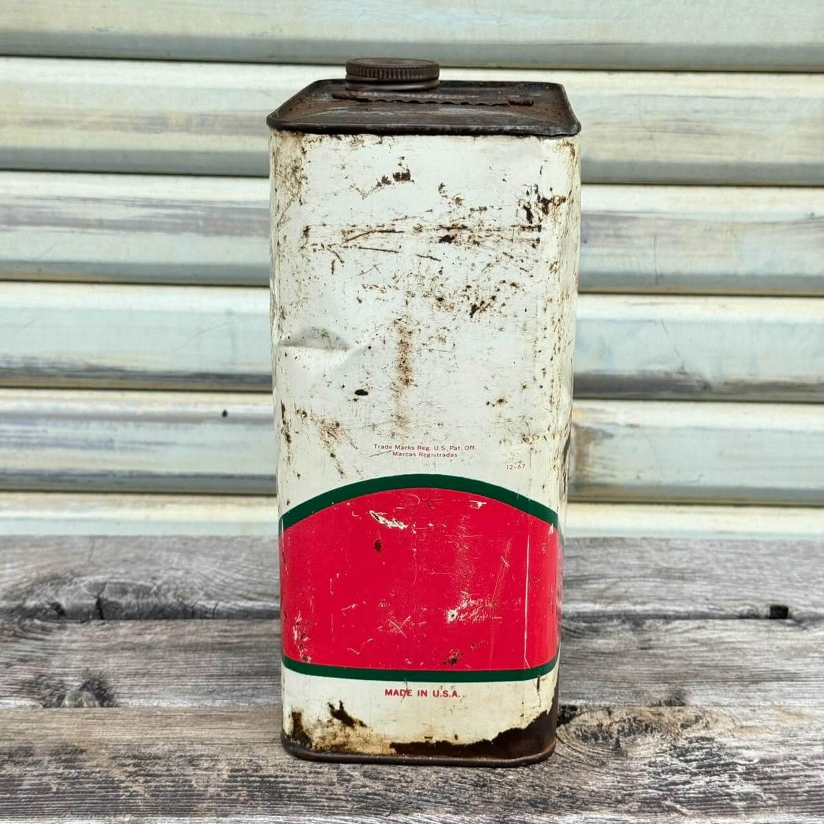 【1960-70年代】ビンテージ オイル缶 アメリカン雑貨 店舗什器 TEXACO テキサコ 1ガロン #2665