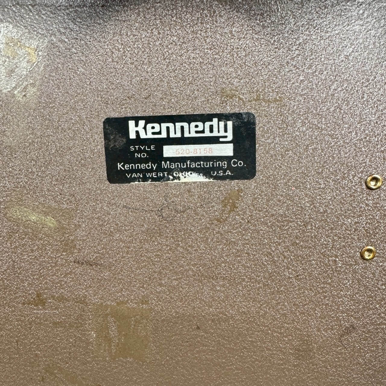 #2305【1970年代】ビンテージ ツールボックス KENNEDY 工具箱 アメリカ