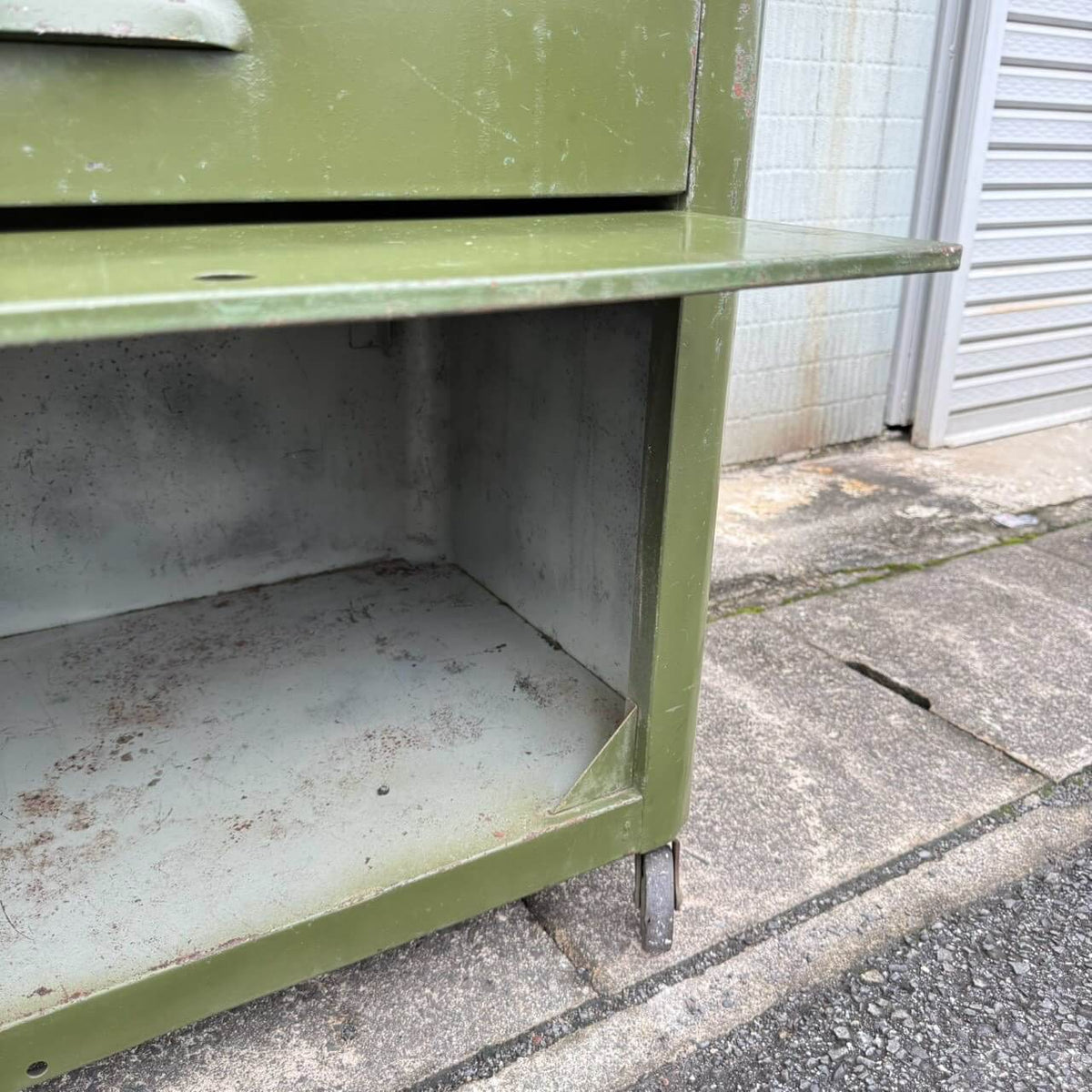 【1940-50年代】ビンテージ ガレージ アメリカン雑貨 店舗什器 PRESSTEEL ツールキャビネット スチール #2744