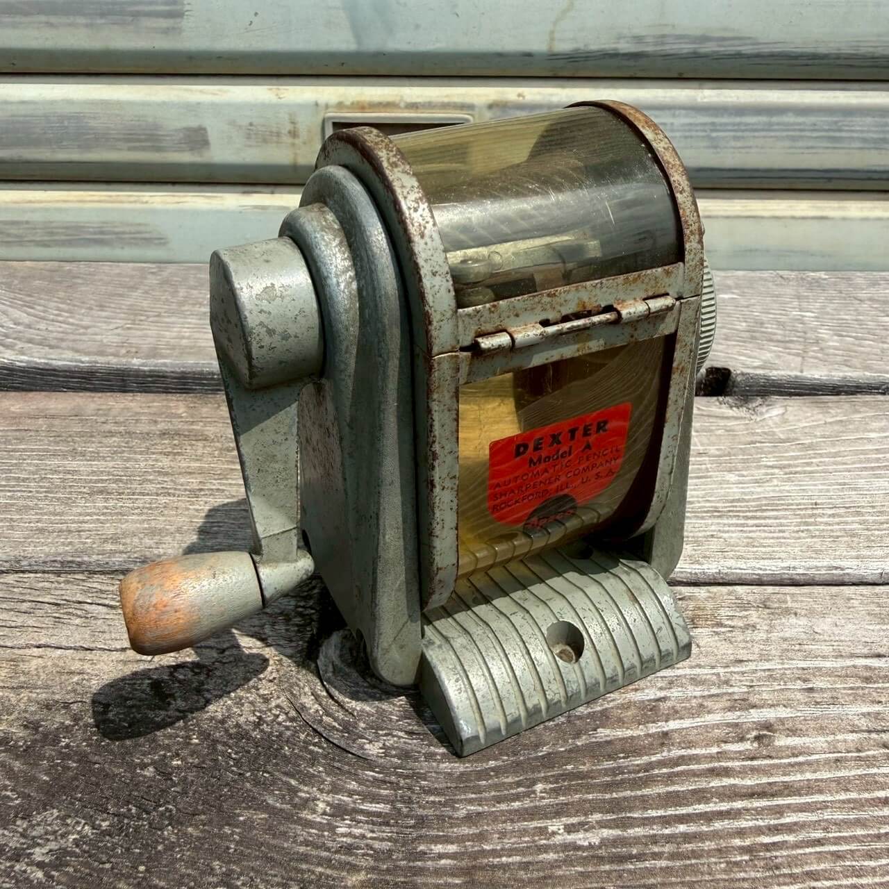 【1950-60s】ビンテージ 鉛筆削り アメリカン雑貨 店舗什器 DEXTER Apsco シャープナー #1991