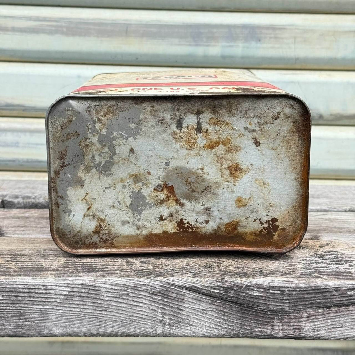 【1960-70年代】ビンテージ オイル缶 アメリカン雑貨 店舗什器 TEXACO テキサコ 1ガロン #2665