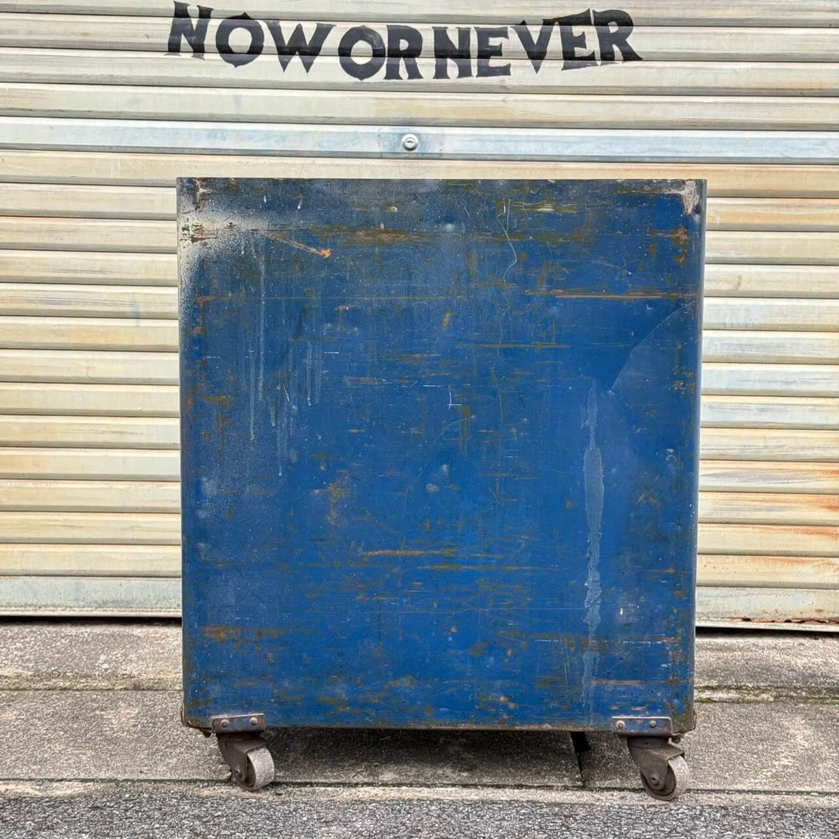 【1940-50年代】ビンテージ ガレージ アメリカン雑貨 店舗什器 ツールキャビネット スチール #2743